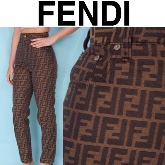 Fendi Monogram High Waisted Pants - Picture 9 of 9
